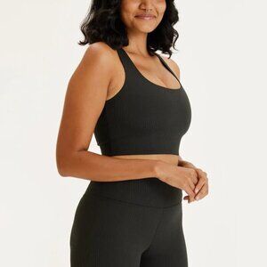 Girlfr‎ Collective Black Paloma Racerback Sports Bra